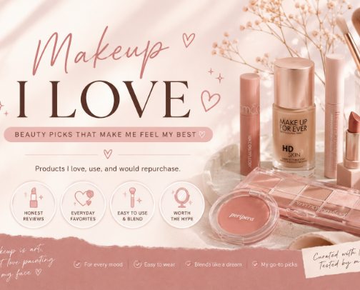 Makeup I Love 💄 cover photo collage
