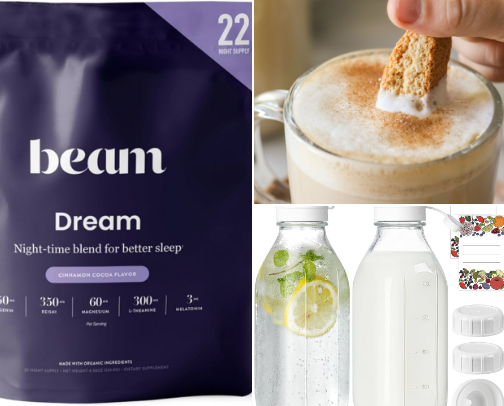 Cozy fall drink recipes and supplies cover photo collage