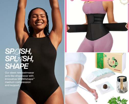 SLIMMING PRODUCTS cover photo collage