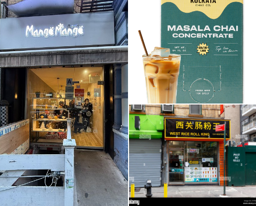 NYC food & drinks cover photo collage