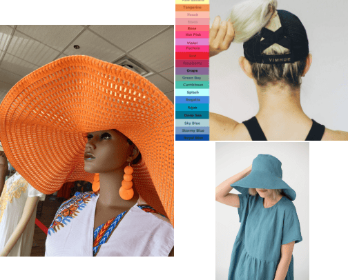 Beanies, Hats and Crowns cover photo collage