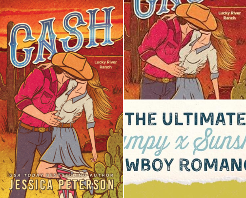 Get Free - Cash (Standard Edition): A Grumpy Sunshine Cowboy Romance (Lucky River Ranch, 1) companions cover photo collage
