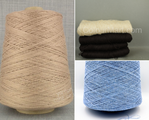 Where to find deadstock and second hand yarn. cover photo collage