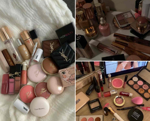 Make-up💄 cover photo collage