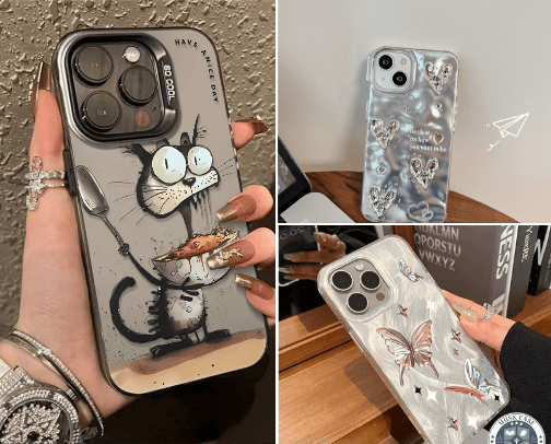 Rekomendasi case iphone premium,untuk semua tipe iphone cover photo collage