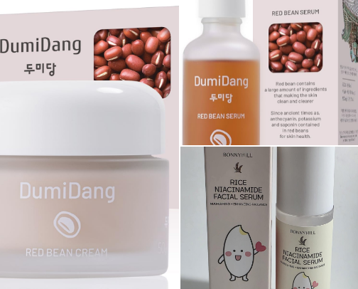 Skincare for glass skin cover photo collage