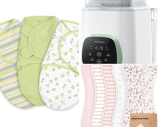 Baby registry must haves! 🧸 cover photo collage