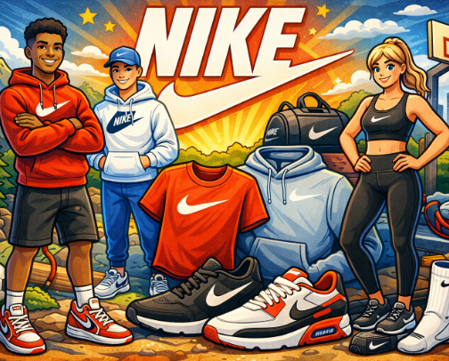 Nike Clothes cover photo collage