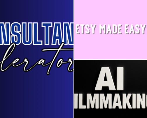 AI Side Hustles and More cover photo collage