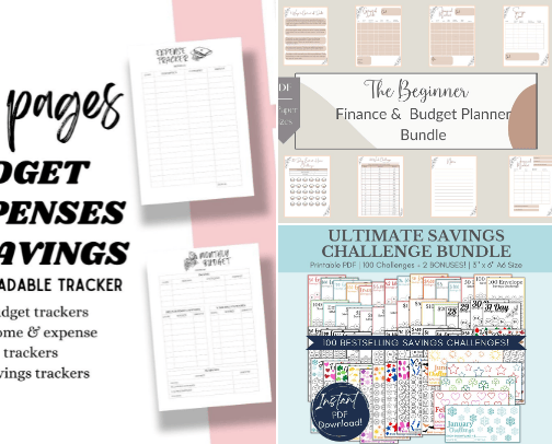 Budget Saving cover photo collage