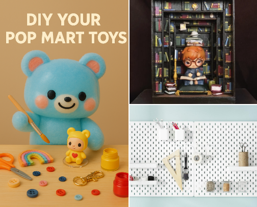 DIY IT! How to customize Pop Mart Items cover photo collage
