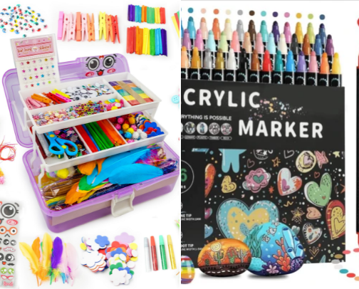 Creative Art Kit for Kids – Learn, Play & Explore cover photo collage