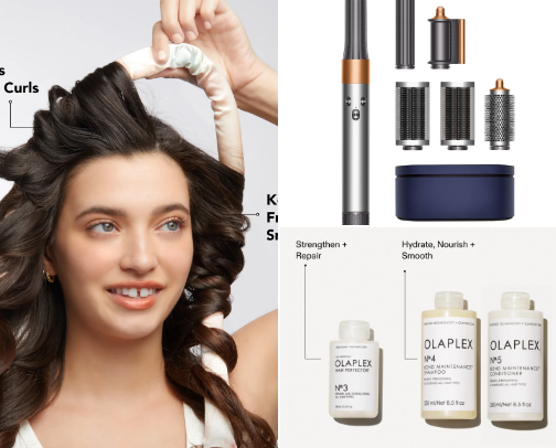 Hair productsss cover photo collage