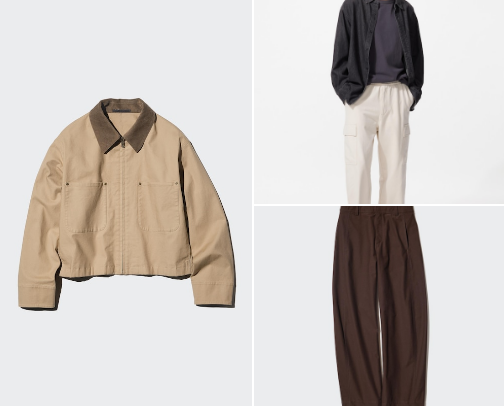 Level up your bf's wardrobe with Uniqlo cover photo collage