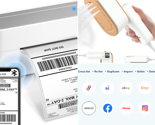 Time-Saving Tools For Resellers (Amazon) cover photo collage