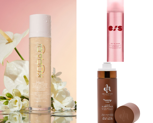 Long lasting makeup: setting sprays, primer, powder🤗 cover photo collage