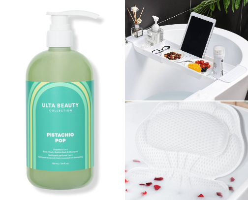 Bath Relaxation Essentials cover photo collage