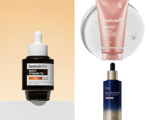 Korean Skincare cover photo collage