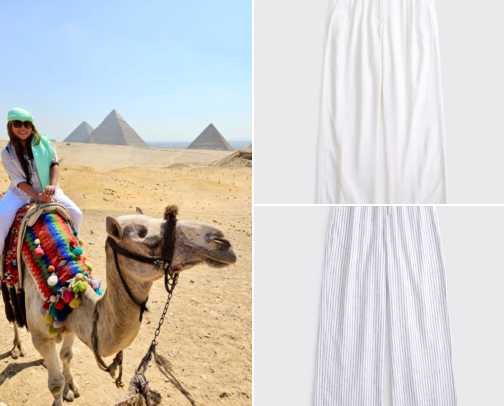 What to Wear Camel Riding in Egypt 🐪 | Egypt Camel Ride Outfit & Packing Guide cover photo collage