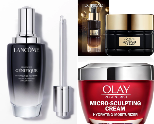 Anti aging Skincare cover photo collage