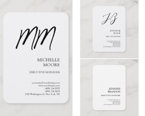 Classy Business Cards Collection cover photo collage