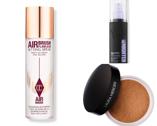 The Setting Spray Everyone's Obsessed With: 15 Cult Setting Sprays & Powders That Make Makeup Last All Day cover photo collage