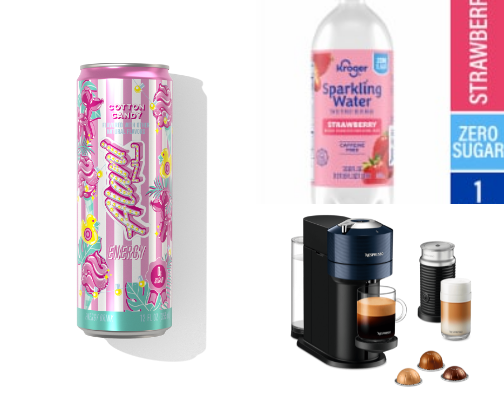 My favorite drinks as a SAHM cover photo collage