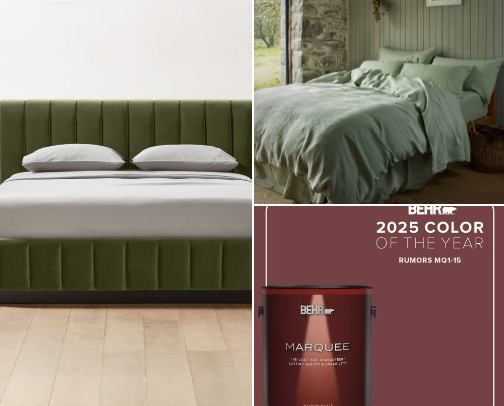 Bedroom decor cover photo collage
