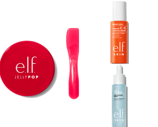 E.l.f Make up & Skincare cover photo collage