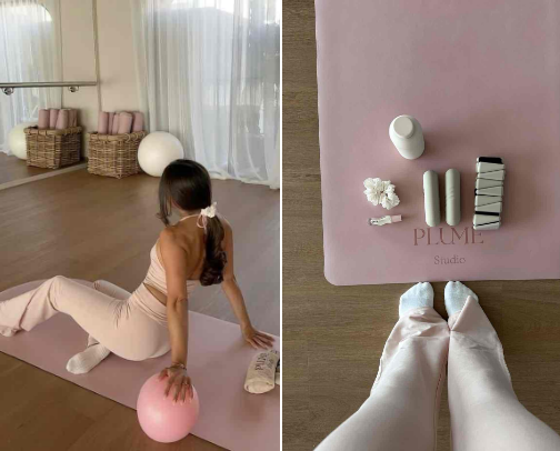 Feeling hottie so I can do pilates cover photo collage