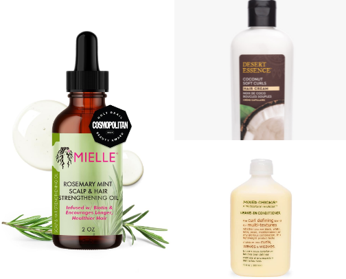 Curly hair products for 3a\3b cover photo collage
