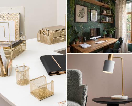 Work From Home Office Setup for Female Entrepreneurs (Small Business Essentials) cover photo collage