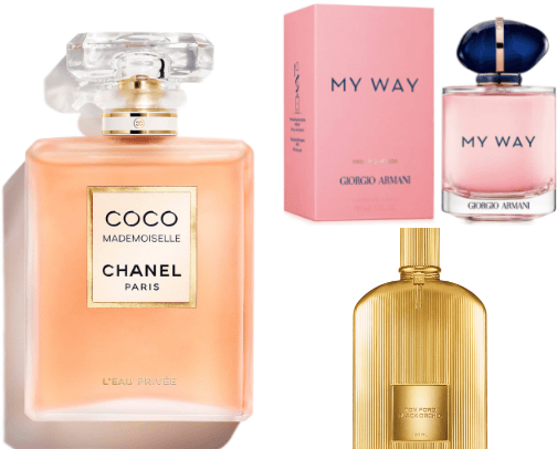 My favorite perfume cover photo collage