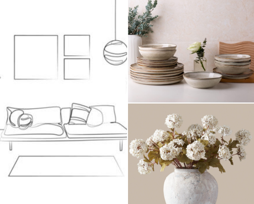 Making home somewhere you love living ✨ cover photo collage