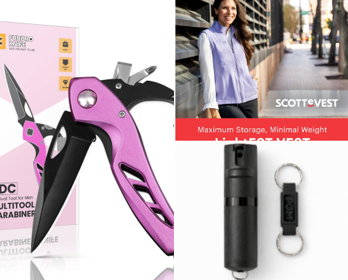 Sneaky Self Defense Ladies and Gents! cover photo collage