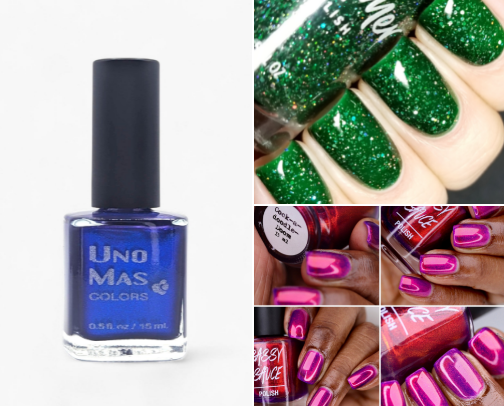Nail polish I'm obsessed with right now cover photo collage