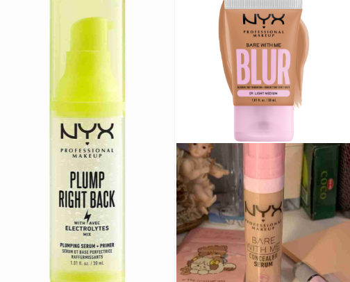 MAKE UP ROUTINE cover photo collage