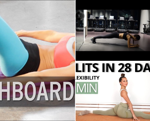 YouTube Fitness cover photo collage