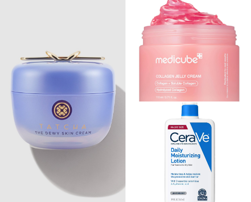 BEST MOISTURIZERS💧☁️ cover photo collage