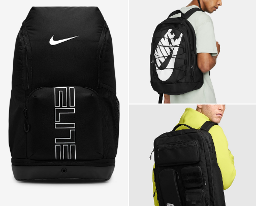 Nike's Backpack cover photo collage