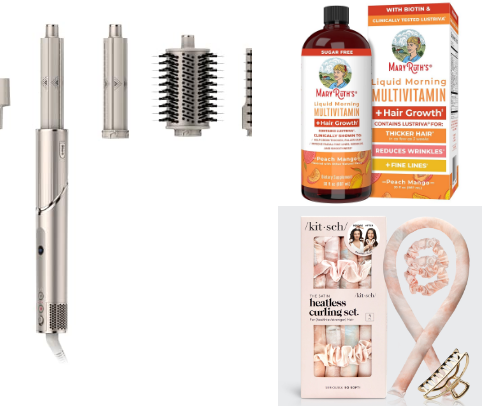 everyday hair routine🎀💇‍♀️ cover photo collage