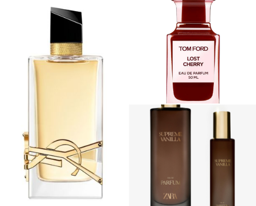 parfumes cover photo collage