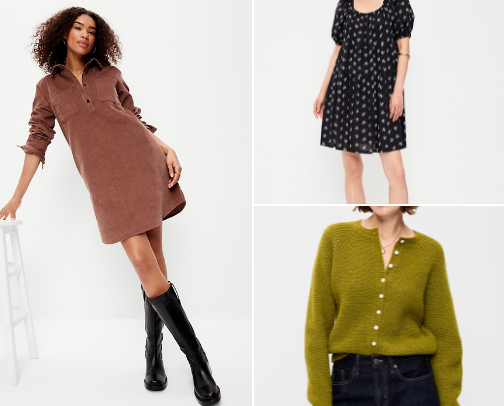 Fall at Old Navy cover photo collage