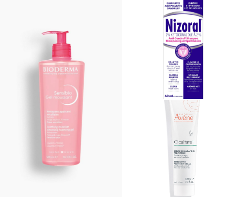 🫧Seborrheic Dermatitis (Face) — “Control Flakes & Calm Redness” cover photo collage