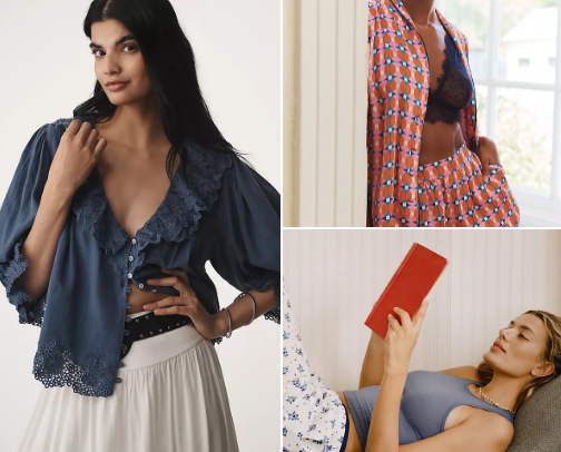Anthropologie Sale from $5 cover photo collage