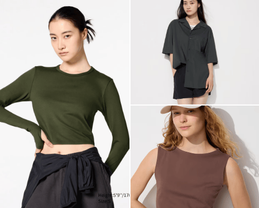 Fashion Wanita terbaik dengan produk Uniqlo cover photo collage