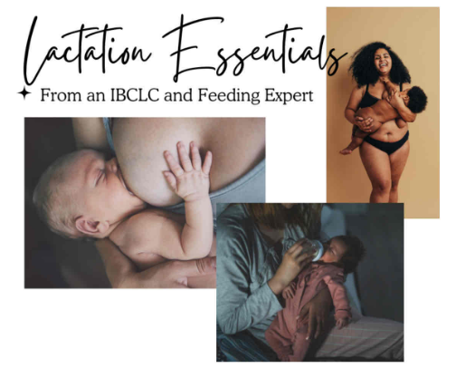 Lactation Essentials cover photo collage