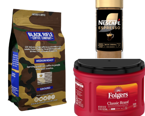 A coffee lovers DREAM team of products cover photo collage