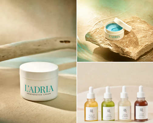 Holy Grail skincare products cover photo collage