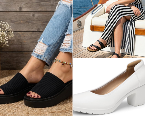 Amazon Sandals cover photo collage